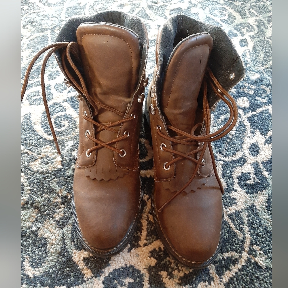 Basics Justin Brand Riding Boots.